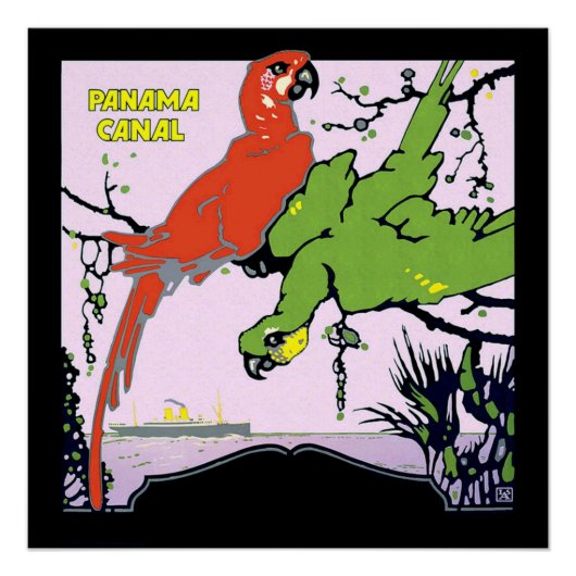  Panama Canal Travel Perfect Poster (Voorkant)