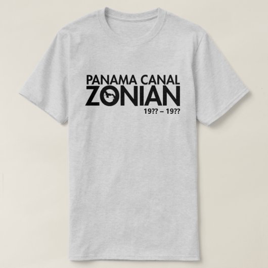 Panama Canal Zonian T-shirt (Design voorkant)