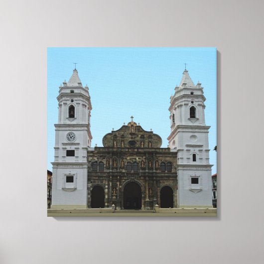 Panama Cathedral Canvas Afdruk (Voorkant)