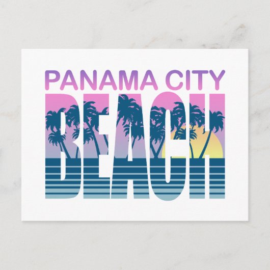 Panama City Beach Briefkaart (Voorkant)