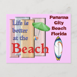 Panama City Beach Florida - Ansichtkaart Briefkaart
