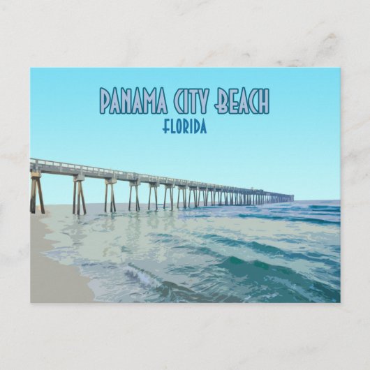 Panama City Beach Florida  Briefkaart (Voorkant)