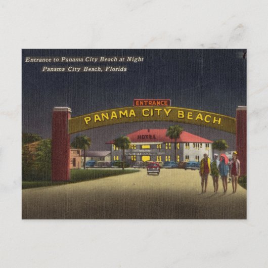 Panama City Beach, Florida Briefkaart (Voorkant)