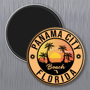 Panama City Beach Florida Souvenir Vintage Travel Magneet