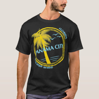Panama City Beach Florida Souvenir voor Spring Bre T-shirt