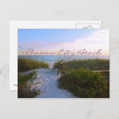 Panama City Beach Florida Sunset Beach Walkway Briefkaart (Voorkant / Achterkant)