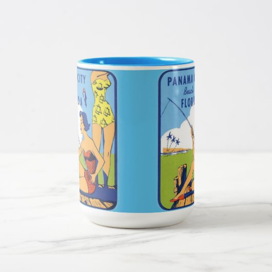 Panama City Beach Floride Café Mug (Centre)