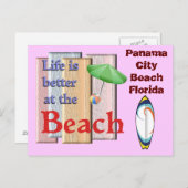 Panama City Beach Floride - Carte postale (Devant / Derrière)