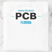 PANAMA CITY BEACH stickers (4) (Sac)