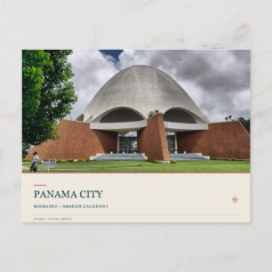 Panama City Biomuseo aan de Baai Briefkaart