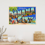 Panama City Florida groot Briefkaart Poster (Keuken)