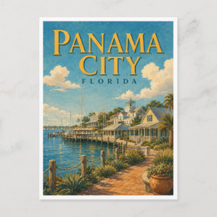 Panama City Florida St. Andrews GeoSaga Briefkaart
