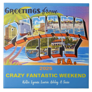 Panama City Herinneringstegel Tegeltje