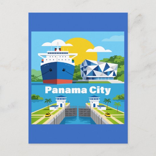 Panama City Panama Briefkaart (Voorkant)