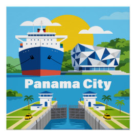 Panama City Panama Perfect Poster