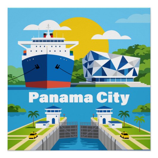 Panama City Panama Perfect Poster (Voorkant)