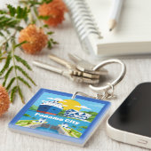 Panama City Panama Sleutelhanger (Voorkant Rechts)