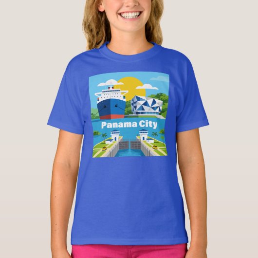 Panama City Panama T-shirt (Voorkant)