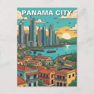 Panama City Reizen Briefkaart