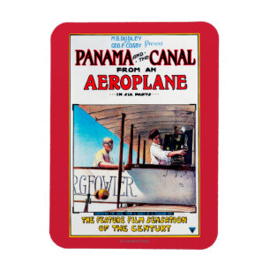Panama en Canal Airplane Movie Promo Poste Magneet