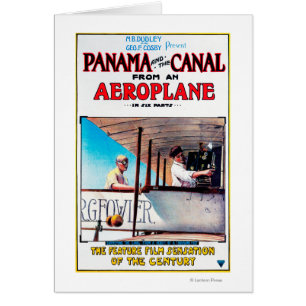 Panamá et l'affiche du film de l'avion Canal