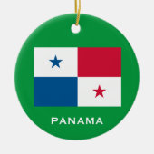 Panama Keramische kerstversiering Keramisch Ornament (Voorkant)