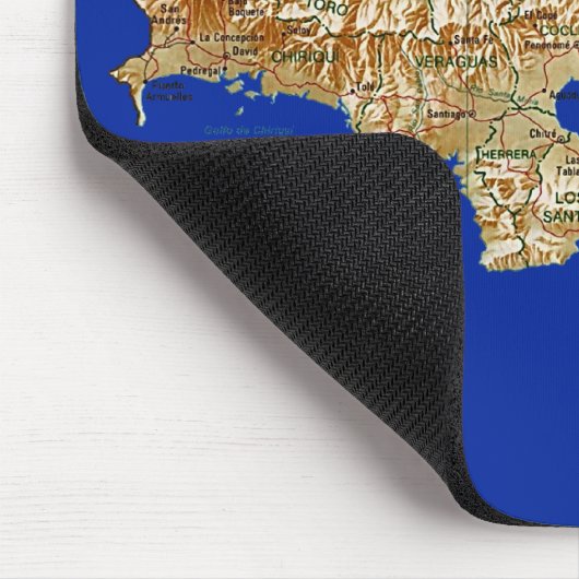 Panama Map Mousepad Muismat (Hoek)