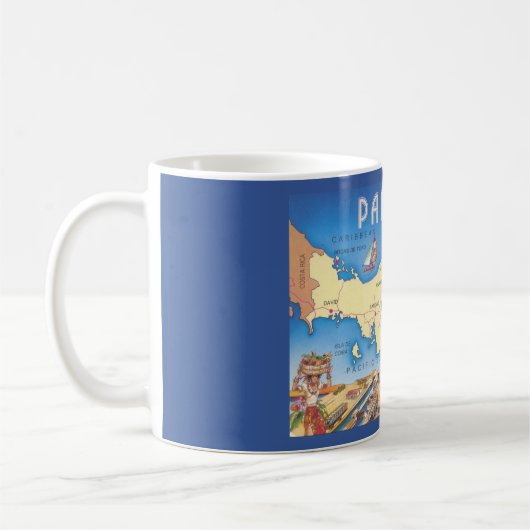 Panama Map Mug (Gauche)