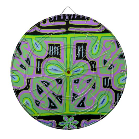 Panama Mola Music Box Dartbord (Voorkant)
