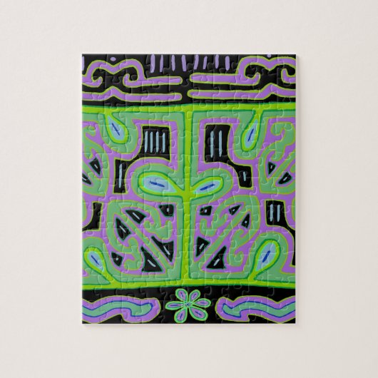 Panama Mola Music Box Legpuzzel (Verticaal)