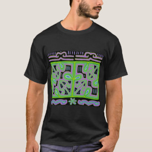 Panama Mola Muziekschaal T-shirt