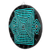 Panama Mola Tortoise - Blue Black Dartbord (Voorkant Rechts)