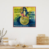 Panama Pacific Apple-label Poster (Keuken)