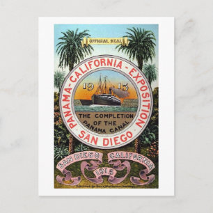 Panama Pacific Expo 1915 Vintage Briefkaart