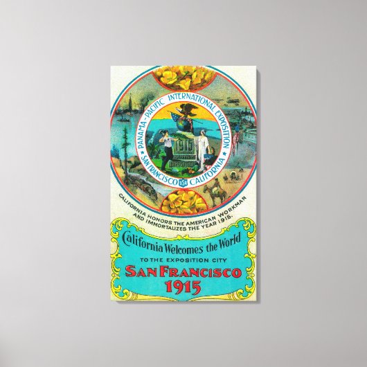 Panama Pacific International Expo 2 Canvas Afdruk (Voorkant)