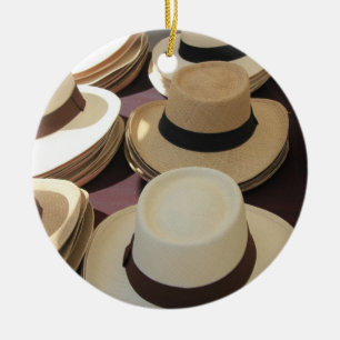 Panama-petten Keramisch Ornament