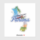 Panama Reisposter Sticker (Vel)