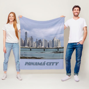 Panama Skyline Fleece Deken