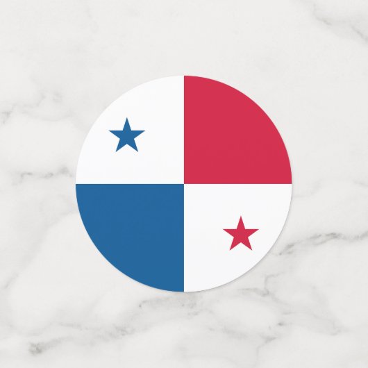 Panama vlag confetti (Kleine voorkant)