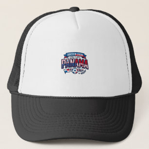Panama Voetbal 2026 Voetbal Vet Land Typografie Trucker Pet