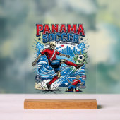 Panama Voetbal Skelet Aanvaller Landen Poster Stij (Neutraal)