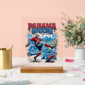 Panama Voetbal Skelet Aanvaller Landen Poster Stij (Huwelijk)