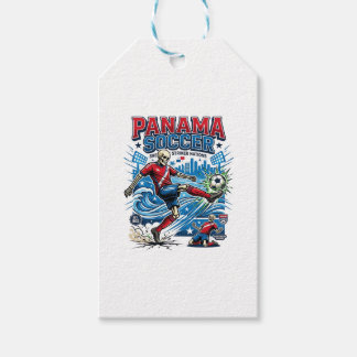 Panama Voetbal Skelet Aanvaller Naties Poster Stij Cadeaulabel