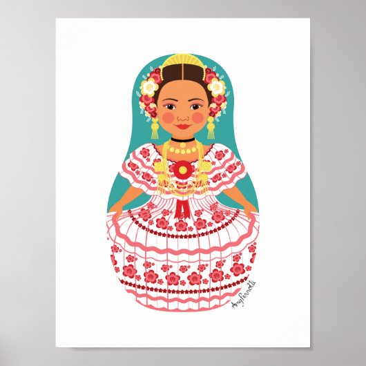 Panamanian Matryoshka Poster (Voorkant)