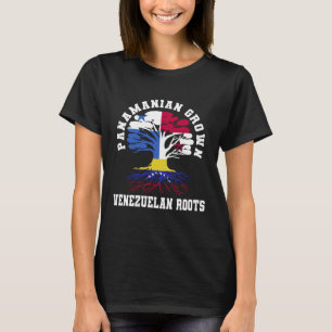 Panamees geteelde Venezolaanse wortels Panama Vene T-shirt
