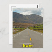 Panamerican Highway, Ecuador Briefkaart (Voorkant / Achterkant)