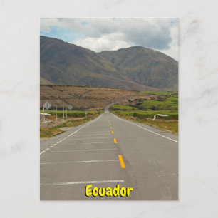 Panamerican Highway, Ecuador Briefkaart