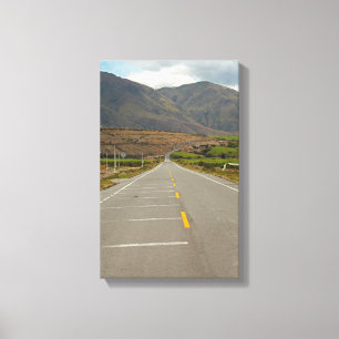Panamerican Highway, Ecuador Canvas Afdruk