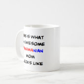 Panamese moeder, geweldig koffiemok (Voorkant links)