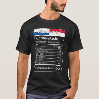 Panamese Pap Nutrition Facts T-shirt
